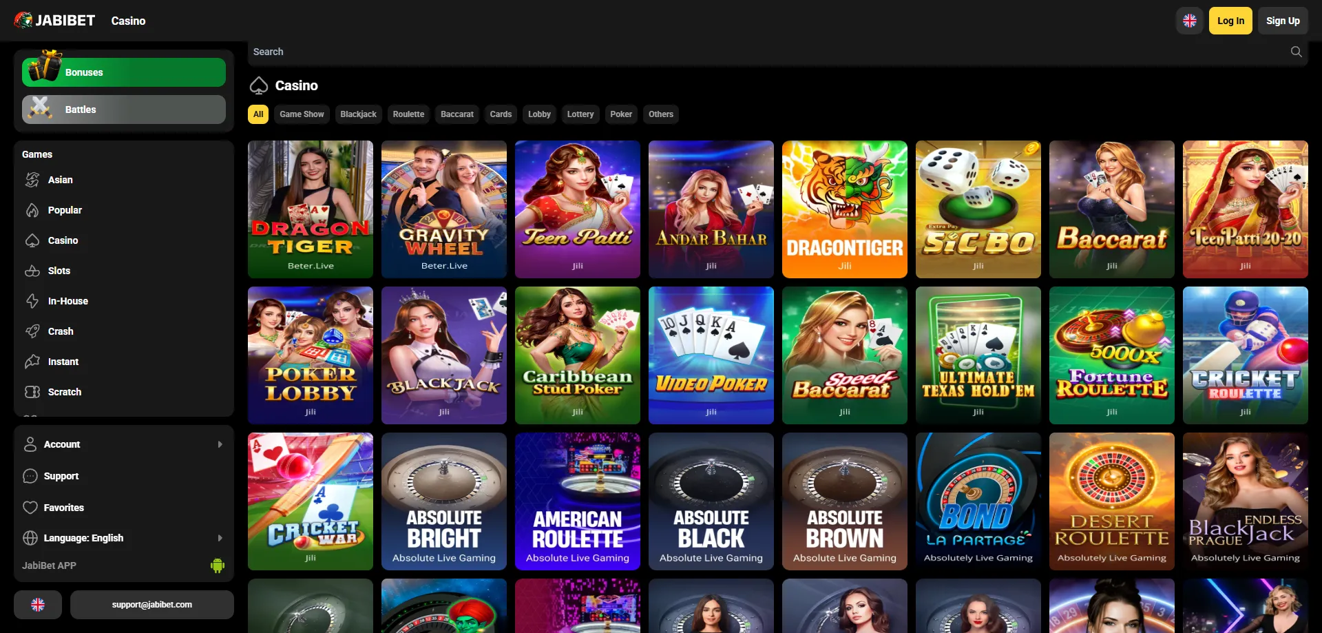 Jabibet sports betting — live cricket and football odds for Bangladesh