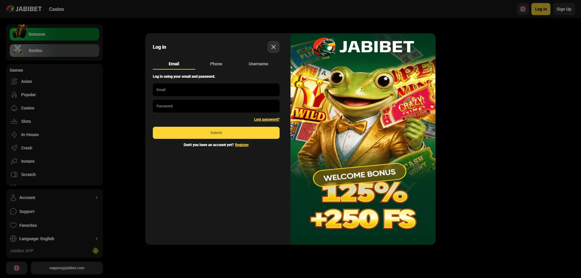 Jabibet casino bonus code wagering terms and conditions overview
